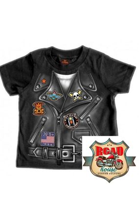 T-shirt Perfecto Bébé Biker moto.