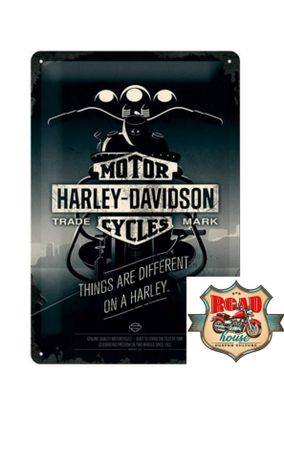 PLAQUE DÉCORATIVE HARLEY DAVIDSON DARK NIGHT