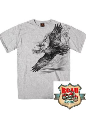 T-SHIRT BIKER GRIS AIGLE SPIRIT.