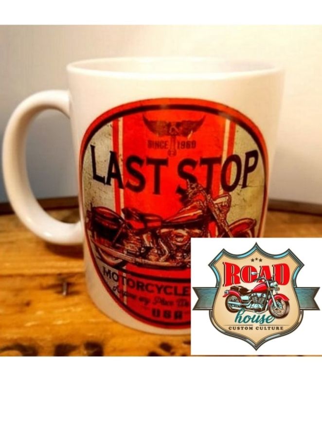 MUG CÉRAMIQUE BIKER LAST STOP