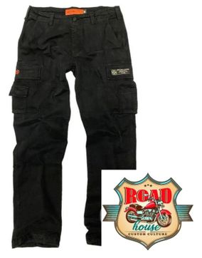 PANTALON CARGO NOIR WEST COAST CHOPPERS