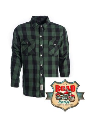 VESTE KEVLAR DOMINATOR WEST COAST CHOPPERS VERT SAPIN