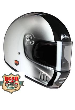 CASQUE INTÉGRAL ROUTE AIRBORN FULL RIDE NOIR ET ARGENT