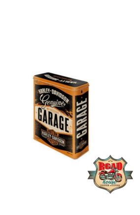 BOITE HARLEY DAVIDSON GARAGE MÉTAL