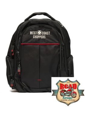 SAC À DOS BIKER TISSU WEST COAST CHOPPERS NOIR