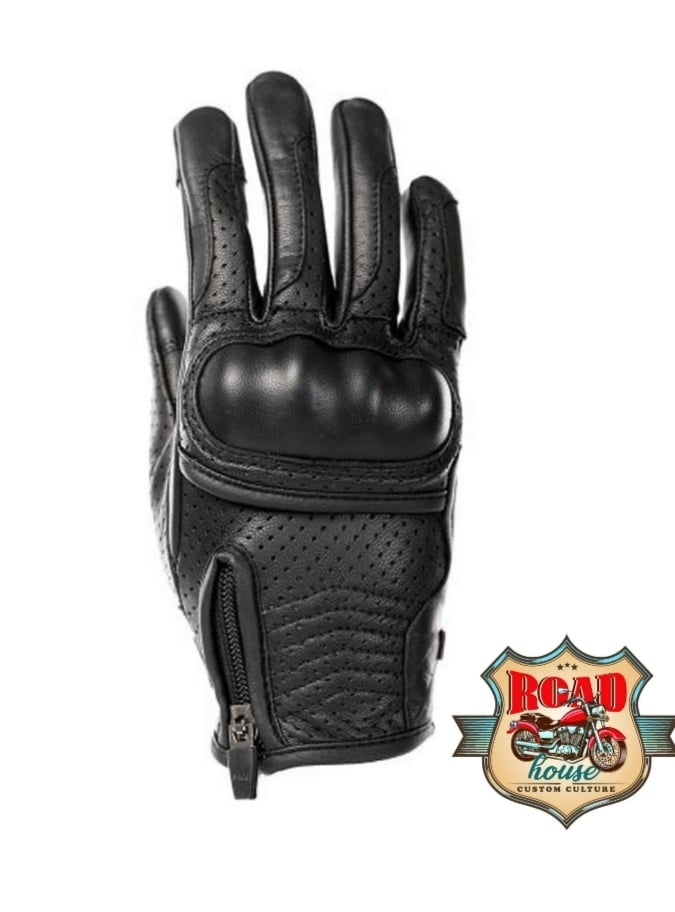 GANTS LADY RIDER ELLA CUIR NOIRS HOMOLOGUÉS CE