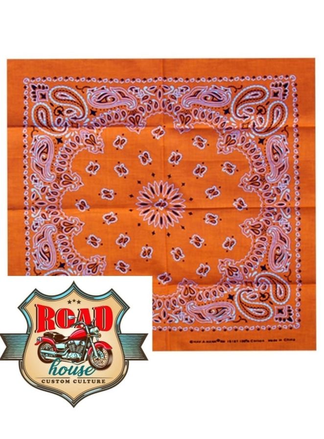 Bandana foulard western biker 