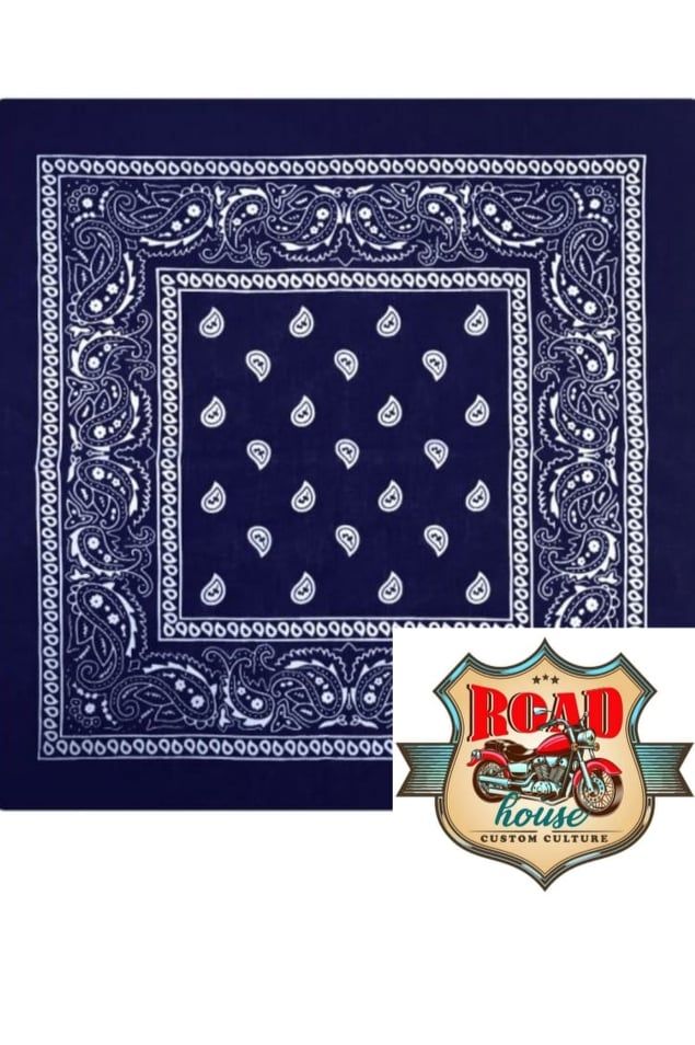 Bandana foulard western biker 
