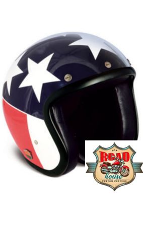 CASQUE JET UBIKE DRAPEAU USA BRILLANT