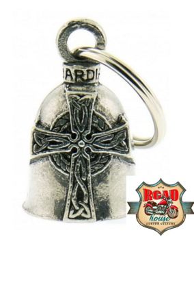 CLOCHETTE CROIX CELTIQUE PORTE-BONHEUR MOTO GUARDIAN BELL