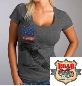 T-SHIRT GRIS LADY AIGLE USA