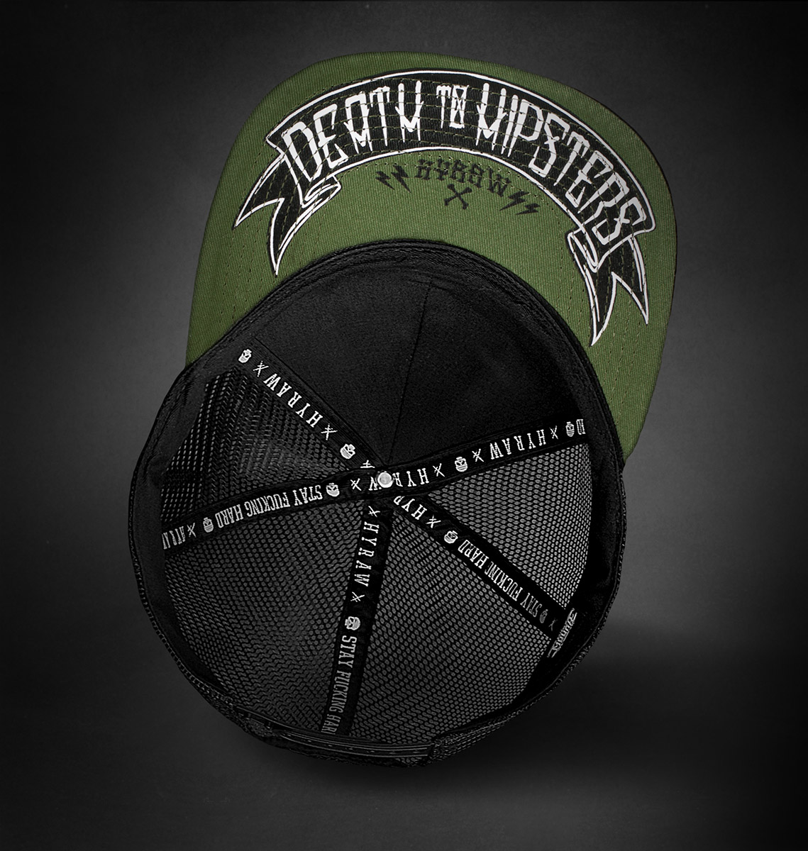 CASQUETTE - DEATH TO HIPSTER hyraw