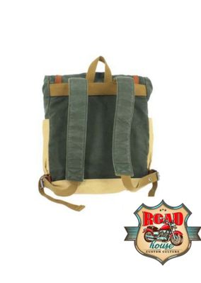 SAC À DOS UBIKE EN TOILE COTON CANVAS ET CUIR