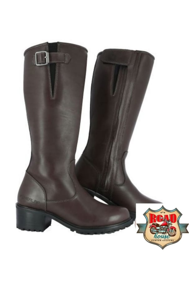 BOTTES EN CUIR FEMME SHAYENNE MARRONS HOMOLOGUÉES