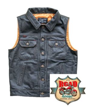 gilet biker jean