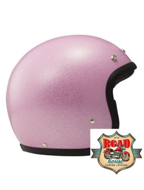 CASQUE JET DMD GLITTER ROSE HOMOLOGUÉ CE