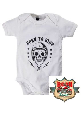 Body Biker Baby tête de mort "Born to Ride".