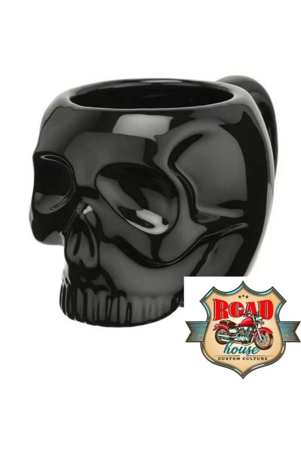 MUG NOIR KILLSTAR CÉRAMIQUE CRÂNE TÊTE DE MORT