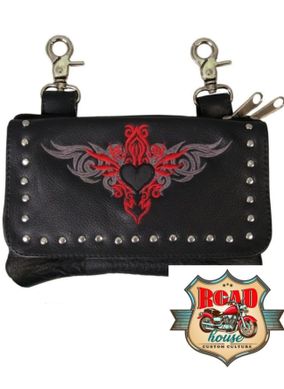 SACOCHE POCHETTE TRIBAL COEUR LADY RIDER