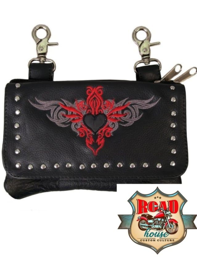 SACOCHE POCHETTE TRIBAL COEUR LADY RIDER