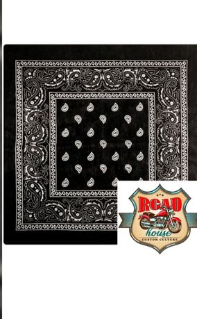 Bandana foulard western biker 