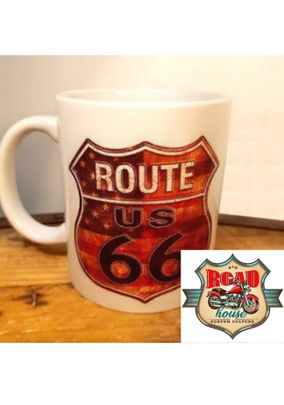 MUG CÉRAMIQUE BIKER ROUTE 66