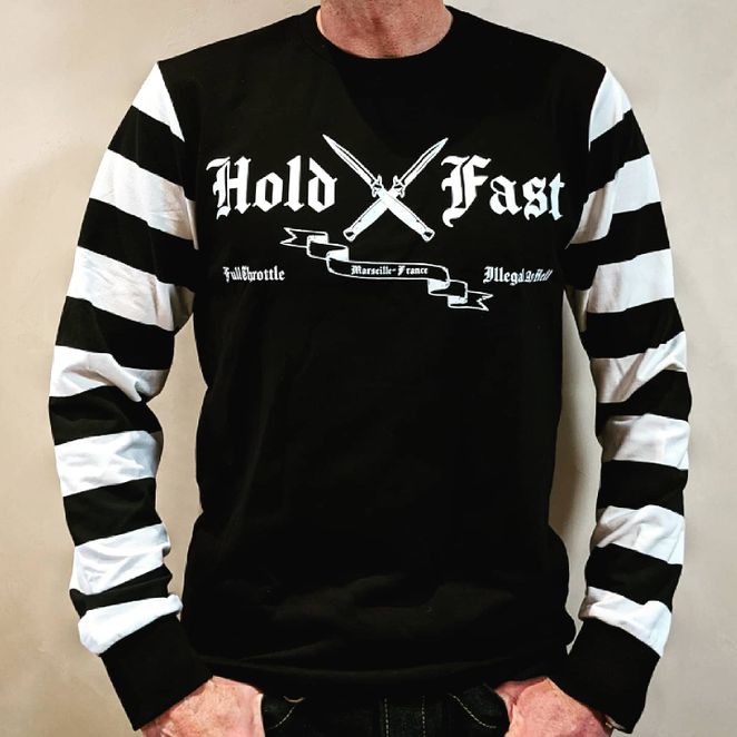 Pullover vintage racer HOLD FAST – Illegal As Hell